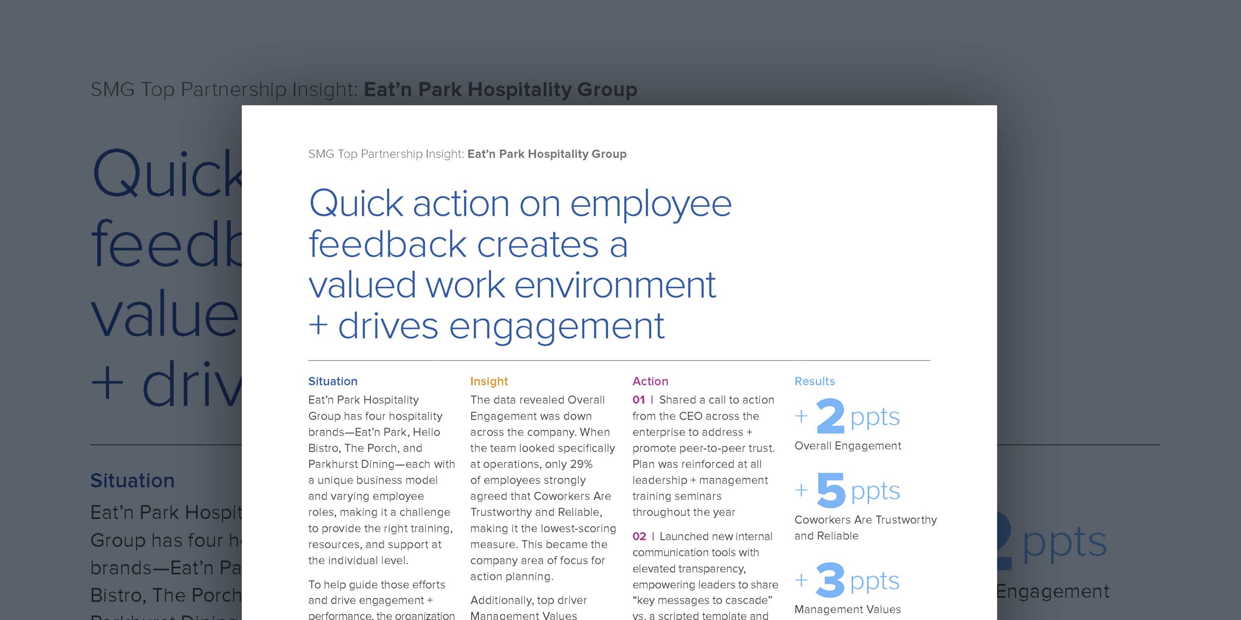 How to create a valued work environment + drive employee engagement