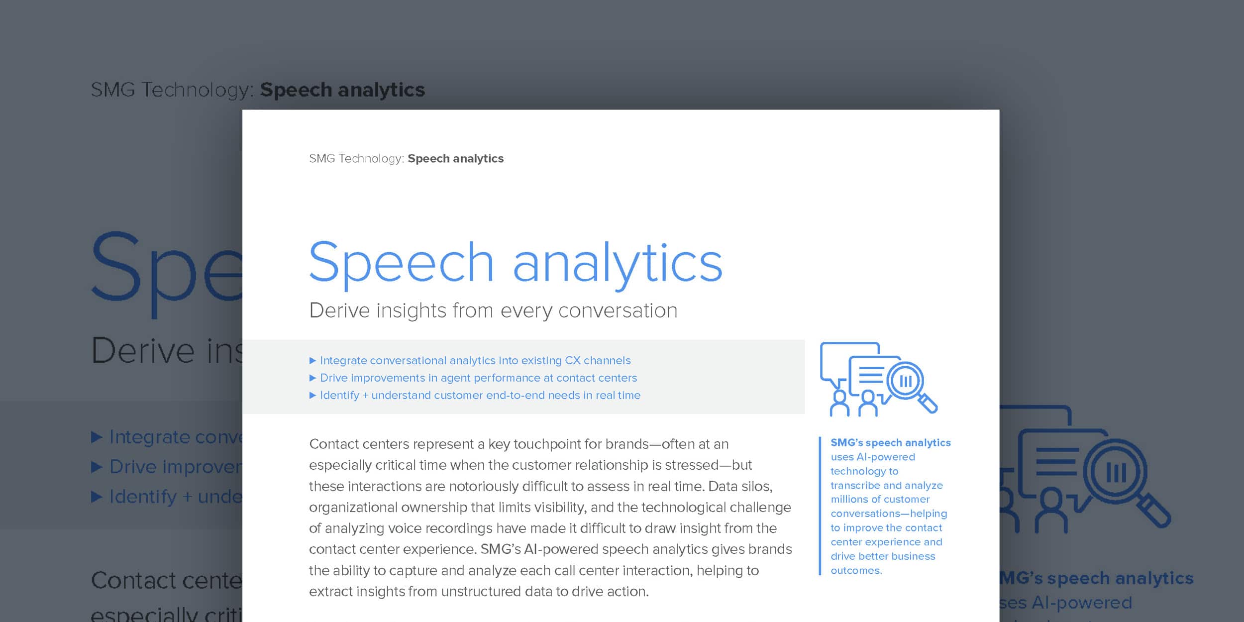 AI-driven speech analytics